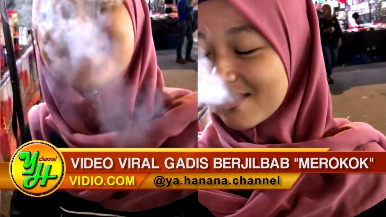 Viral! Video Gadis Berjilbab Disangka Merokok Vape, Faktanya Malah