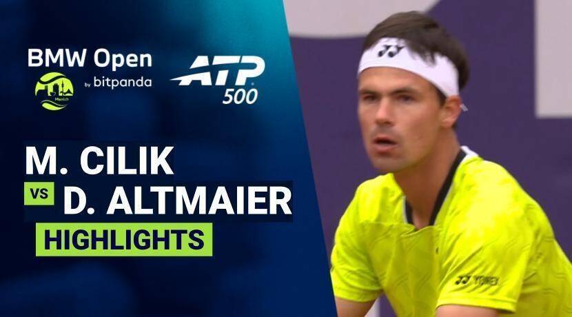 Marin Cilic vs Daniel Altmaier - Round 1 (Court 1) | ATP 500: BMW Open 2026