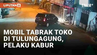 Viral Mobil Tabrak Toko Hingga Kabur di Tulungagung, Pelaku Berhasil Ditemukan