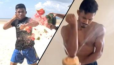 Top 10 Athlete vs. Fruit Challenges - Aung La N Sang, Rodtang & More
