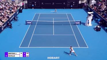 Semifinal: Elise Mertens vs Daria Saville - Highlights | WTA Hobart International 2024
