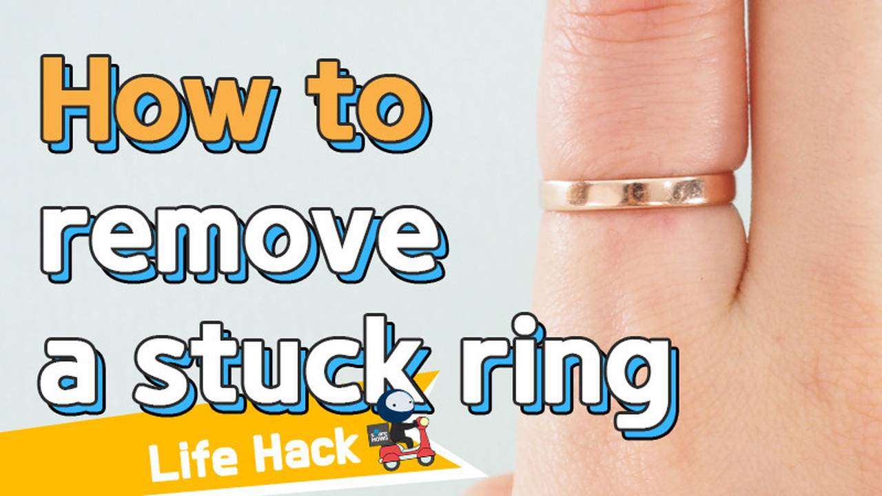 [Lifehack] How to Remove a Ring Stuck Vidio
