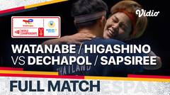 Full Match |  Yuta Watanabe/Arisa Higashino (JPN) vs Dechapol Puavaranukroh/Sapsiree Taerattanachai (THA) | TotalEnergies BWF World Championships 2021