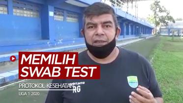 Dokter Tim Persib Bandung Memilih Swab Test untuk Protokol Kesehatan Liga 1 2020