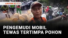 Mobil Mewah Hancur Tertimpa Pohon Palem, Nyawa Sopir Melayang | Liputan 6