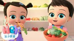 Lagu Pahlawan Super Sayuran! | Lagu Kebiasaan Sehat untuk Anak | Lagu Anak-anak HeyKids