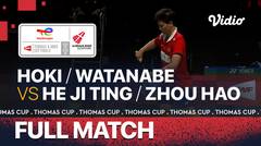 Full Match | Jepang vs China | Takuro Hoki/Yuta Watanabe vs He Ji Ting/Zhou Hao Dong | Thomas & Uber Cup 2020
