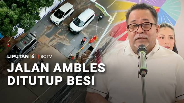 Jalan Ambles Ditutup Besi | Liputan 6