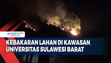 Kebakaran Lahan di Kawasan Universitas Sulawesi Barat