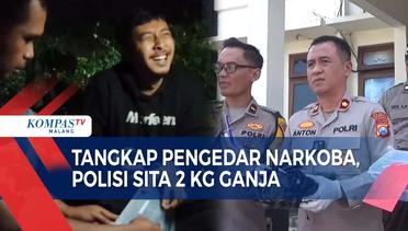 Detik-detik Penangkapan Pengedar Ganja 2 Kilogram di Malang