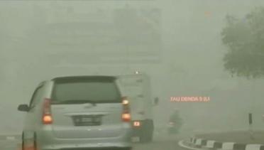 Kabut Asap Pekat, Bandara di Palangkaraya dan Samarinda Lumpuh Lagi