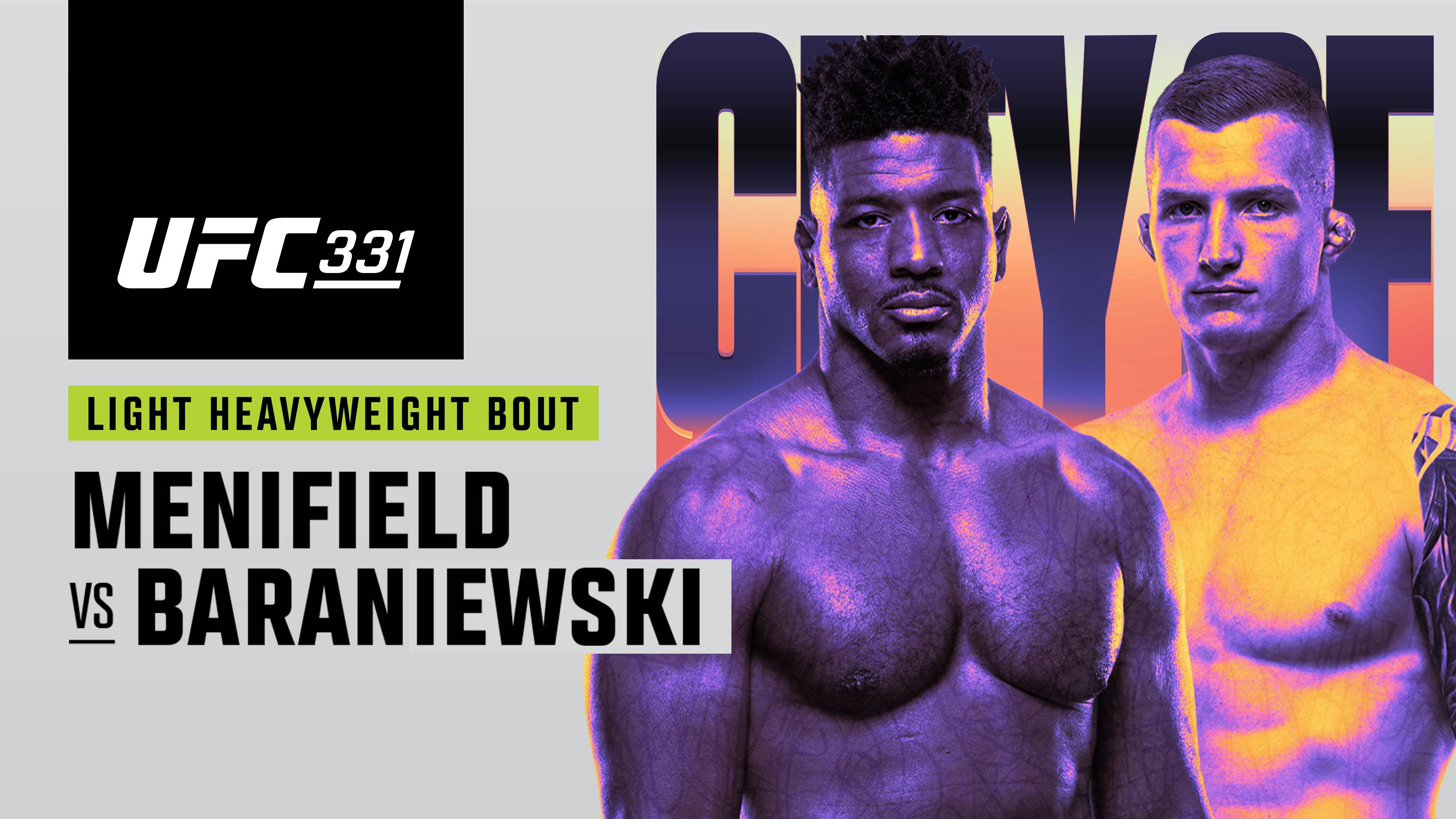 Alonzo Menifield vs Iwo Baraniewski - Light Heavyweight | UFC 331