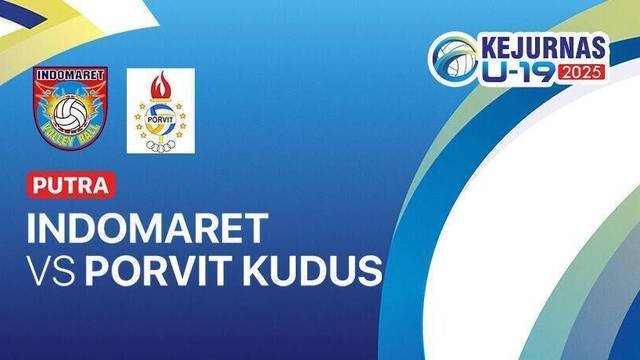Putra: Indomaret vs Porvit Kudus - Full Match | Kejurnas Bola Voli Antarklub U-19 2025