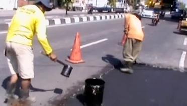 Perbaikan Jalan Jelang Mudik Lebaran di Jalan Lintas Sumatera dan Jalur Selatan Dikebut