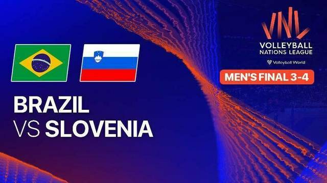 Men: Brazil vs Slovenia - Full Match | Volleyball Nations League 2025