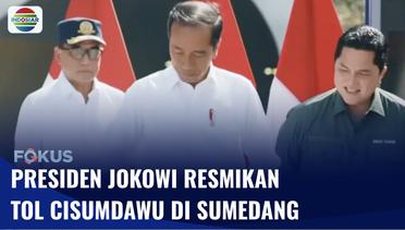 Presiden Jokowi Resmikan Jalan Tol Cisumdawu di Sumedang | Fokus