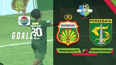 Gol Osvaldo Haay - Bhayangkara FC (2) vs (1) Persebaya Surabaya | Go-Jek Liga 1 Bersama Bukalapak
