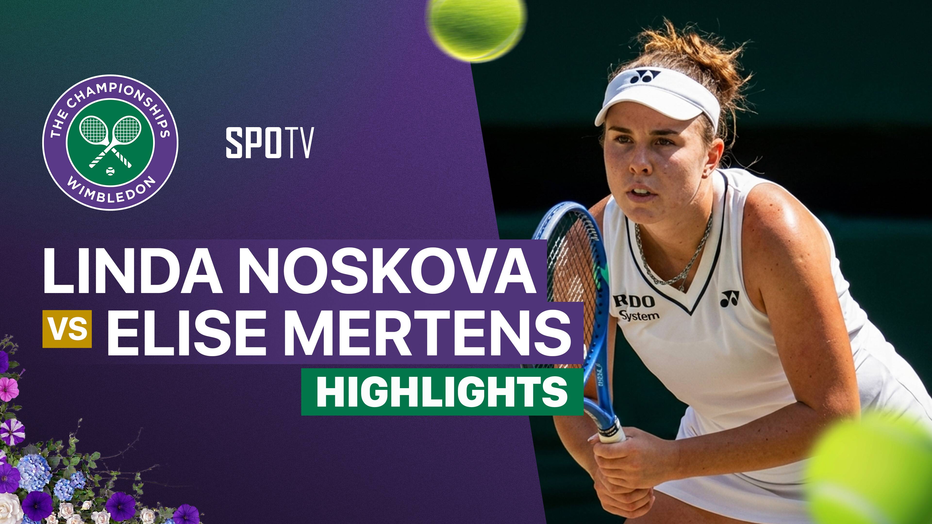 Linda Noskova vs Elise Mertens - Ladies's Singles Quarterfinal | Wimbledon 2026