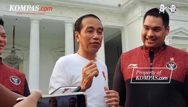 Jawaban Jokowi Saat Ditanya Kehadirannya di Laga Indonesia Vs Argentina
