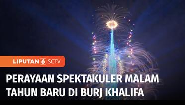 Meriah! Perayaan Malam Tahun Baru di Gedung Tertinggi di Dunia, Burj Khalifa Dubai | Liputan 6