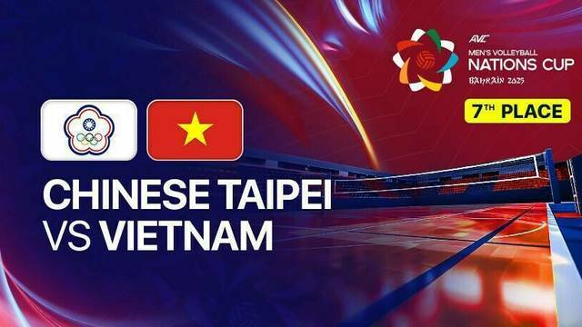 Final 7-8: Chinese Taipei vs Vietnam - Full Match | AVC Men's Volleyball Nations Cup 2025