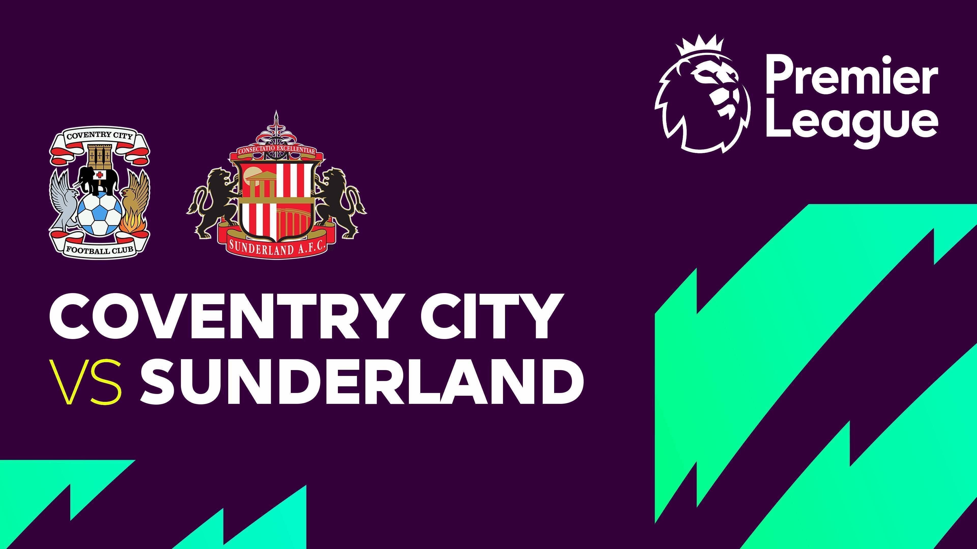 Coventry City FC vs AFC Sunderland