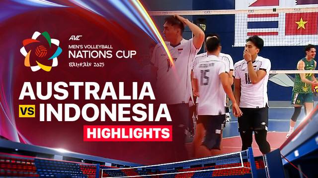Final 5-6: Australia vs Indonesia - Highlights | AVC Men's Volleyball Nations Cup 2025