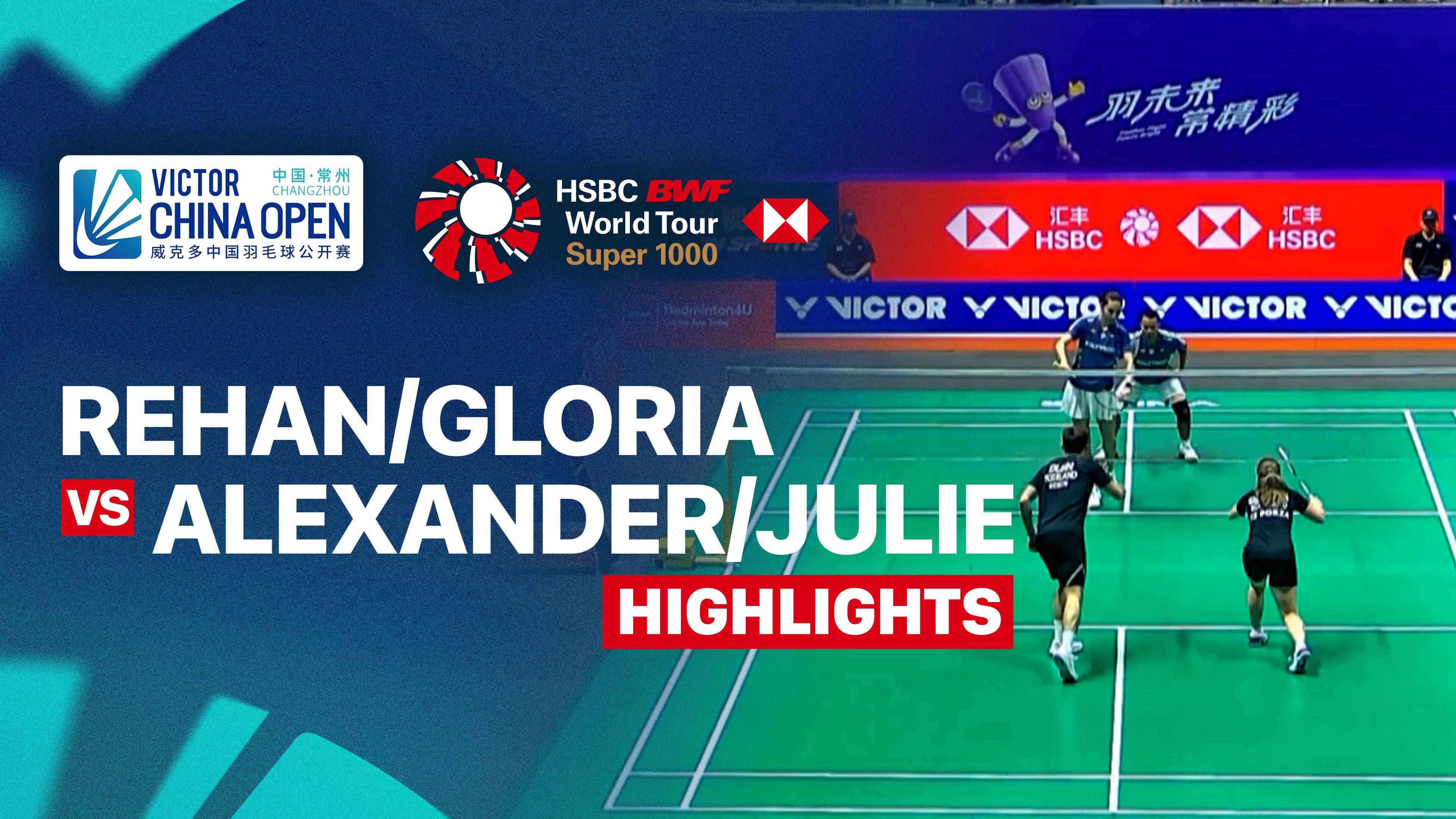 Rehan Naufal Kusharjanto/Gloria Emanuelle Widjaja (INA) vs Alexander Dunn/Julie MacPherson (SCO) - Mixed Doubles Round of 32 | VICTOR China Open 2026