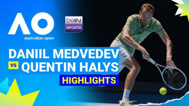 Daniil Medvedev (RUS) vs Quentin Halys (FRA) - Highlight | Australian Open 2026