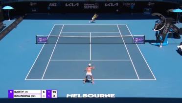 Match Highlights | Ashleigh Barty 2 vs 1  Marie Bouzkova | WTA Melbourne Open 2021