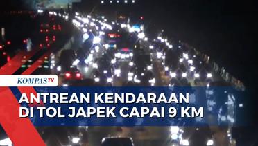 Tol Jakarta-Cikampek Padat, Antrean Kendaraan Capai 9 Kilometer | 18 April 2023