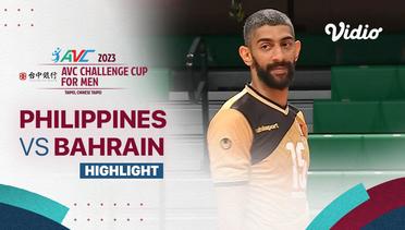 Highlights | Philippines vs Bahrain | AVC Challenge Cup for Men 2023
