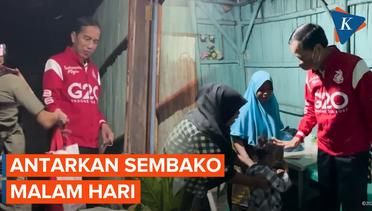 Momen Jokowi Antarkan Sembako untuk  Warga Ende
