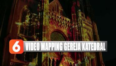 Gereja Katedral Suguhkan Video Mapping di Peringatan Hari Sumpah Pemuda - Liputan 6 Pagi