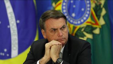 Belum Divaksin, Presiden Brasil Protes Ditolak Masuk Stadion