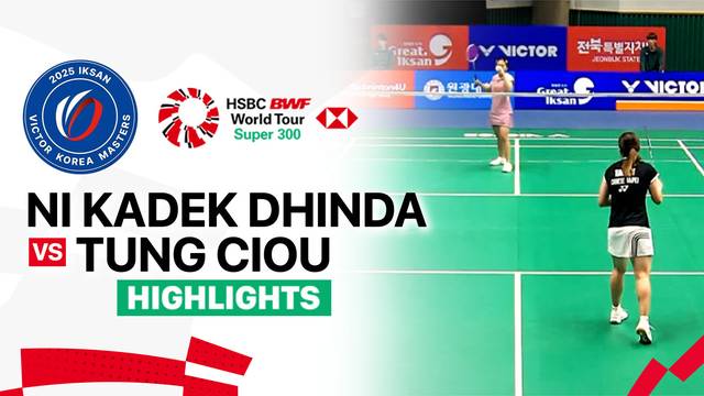 Ni Kadek Dhinda Amartya Pratiwi (INA) vs Tung Ciou-Tong (TPE) - Highlight | IKSAN VICTOR Korea Masters 2025