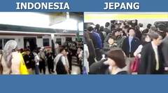 Coba Bandingkan! Inilah Potret Antrian di Indonesia vs Jepang