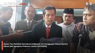 Tim Pembela Demokrasi Indonesia Heran Kenapa Jokowi Izinkan Gibran Jadi Cawapres Prabowo