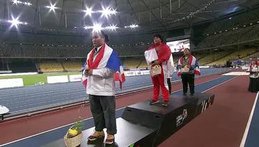 Athletics Tolak Peluru Putri Final - Eki Febri Ekawati Raih Medali Emas