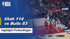 NBA I Cuplikan Pertandingan : Jazz 114 vs Bulls 83