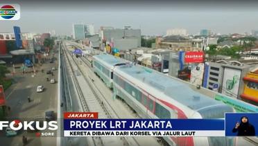 Kereta LRT Rute Kelapa Gading - Velodrome Siap Sambut Asian Games 2018 Mendatang - Fokus Sore 
