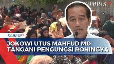 Presiden Jokowi Minta Menko Polhukam Tangani Pengungsi Rohingya di Aceh