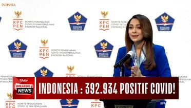 Tambah 3.222 Kasus, Total Terkonfirmasi Covid di Indonesia Mencapai 392.934 Orang