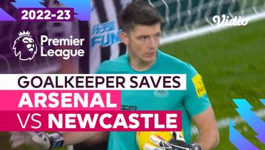 Aksi Penyelamatan Kiper | Arsenal vs Newcastle | Premier League 2022/23
