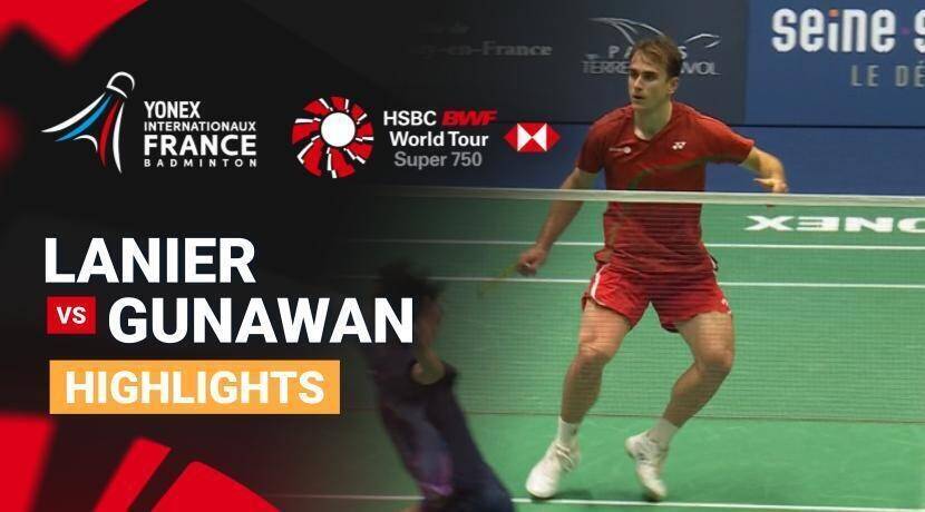 Alex Lanier (FRA) vs Jason Gunawan (HKG) - Men's Singles Round of 32 | YONEX French Open 2026