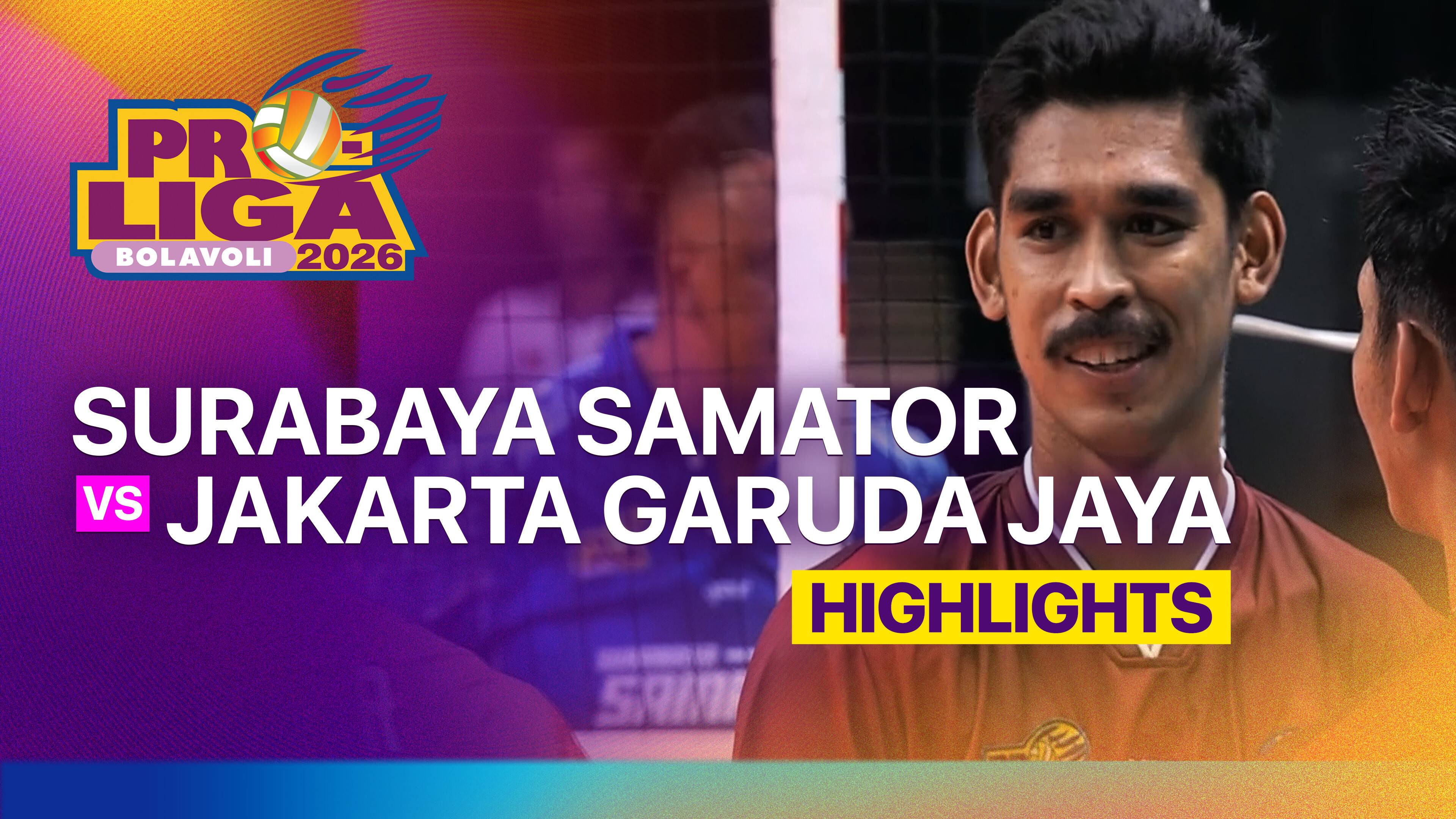 Surabaya Samator vs Jakarta Garuda Jaya