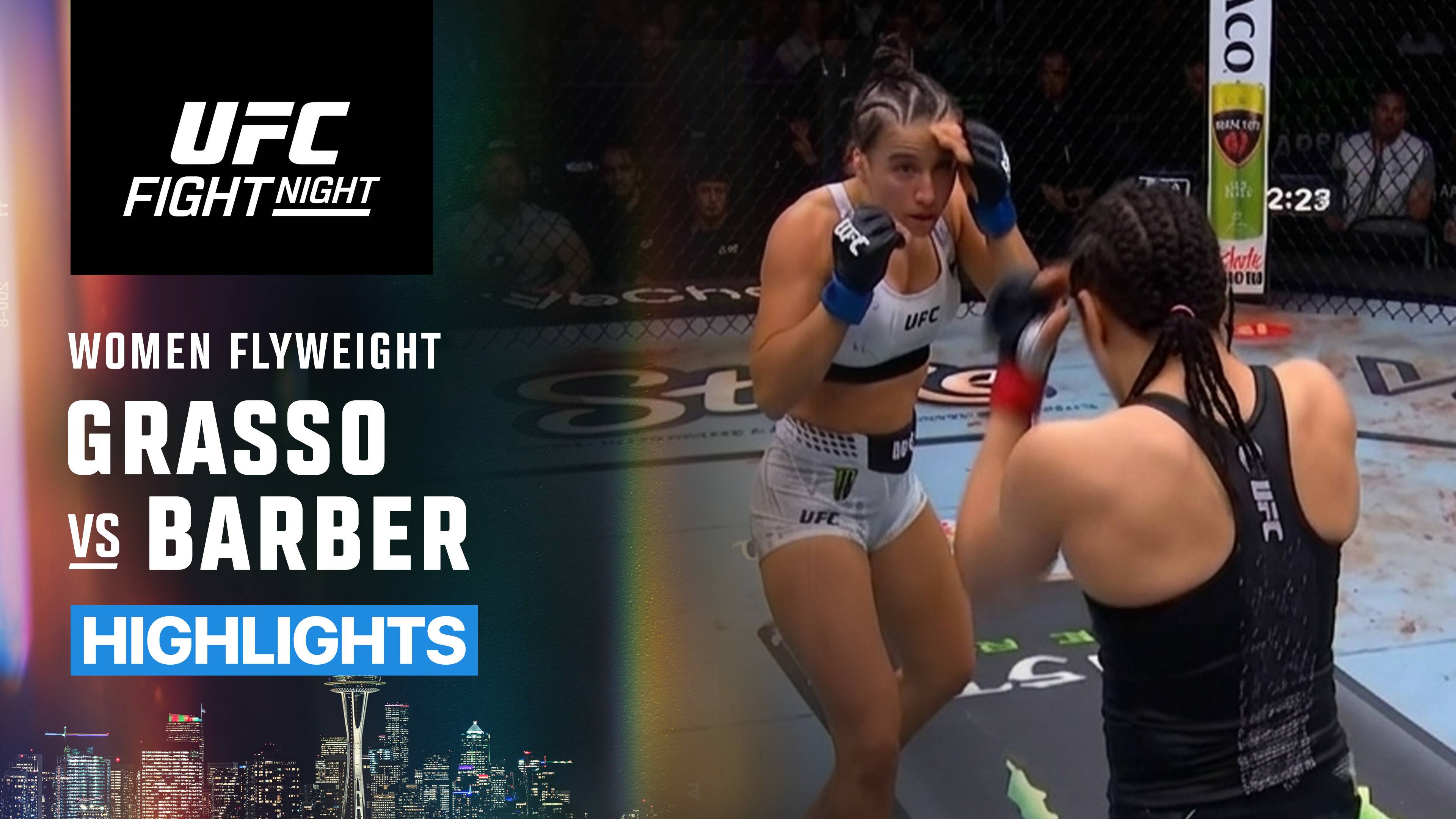 Alexa Grasso vs Maycee Barber - Women Flyweight | UFC Fight Night