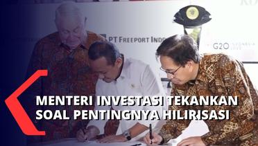 Orasi Ilmiah, Menteri Investasi Tekankan Hilirisasi Itu Upaya Mengembangkan Industri Berkelanjutan