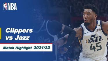 Match Highlight | LA Clippers vs Utah Jazz | NBA Regular Season 2021/22