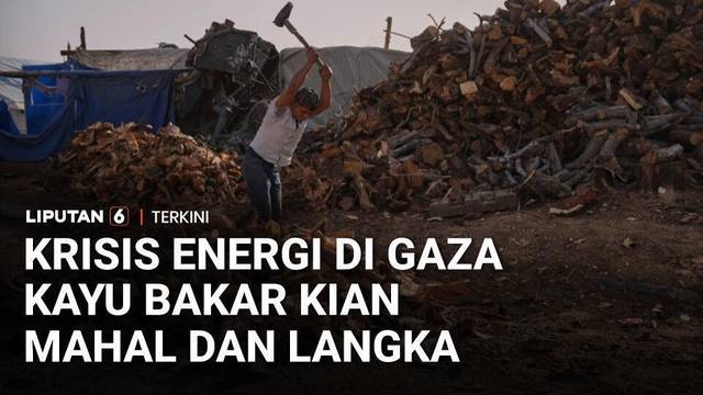 Kedinginan dan Kelaparan di Gaza, Kayu Bakar Jadi Barang Mewah dan Langka | Liputan 6